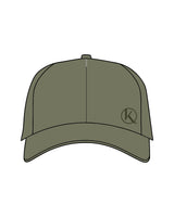 The Dad Hat - Olive - Karve - Lower Left Crown - Embroidered - Tone on Tone