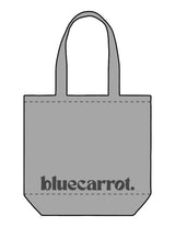 The Promo Tote Bag - Gray - BlueCarrot - Front Bottom - Printed - Tone on Tone