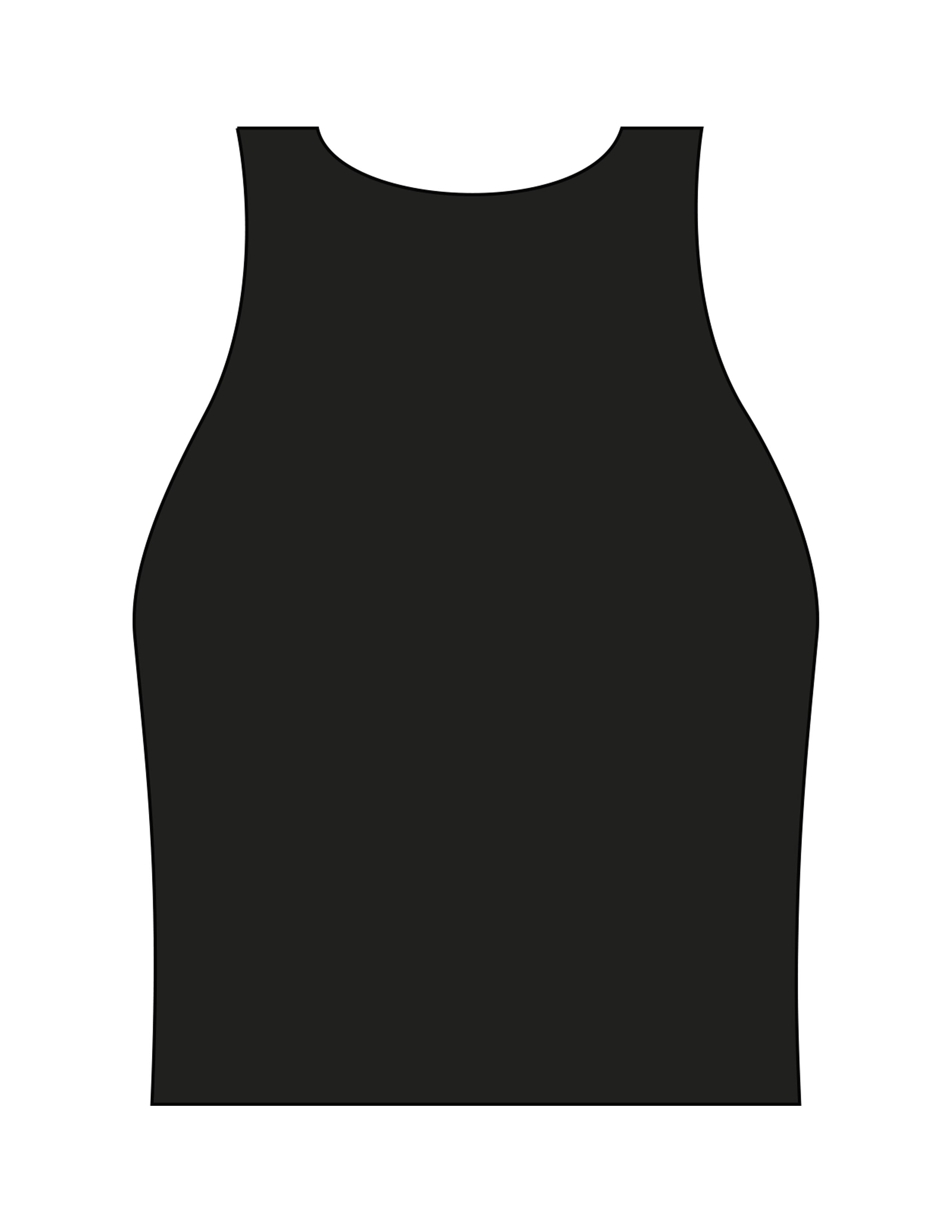 The Womens Active Crop Tank - Black - OCWC - Center Chest "OASIS" - Printed - White