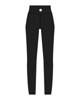 The Basic Legging - Black - Re:forma - Right Leg * Back Center Waist - White