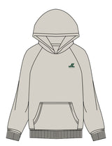 The Mens Hoodie - Bone - JL Marketing - Left Chest - Printed - Green