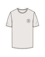 The Mens Tee - Bone - MD Hyperbaric - Left Chest & Back Illustration - Printed - Navy