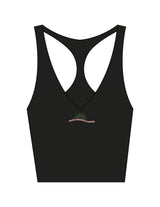 The Racer Tank - Black - SWS - Center Chest - Printed - Full Color