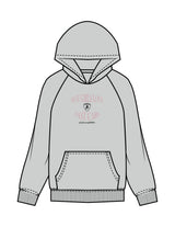 The Womens Hoodie - Storm - Platinum Pilates - Center Chest Stacked & Full Back - Printed - Full Color