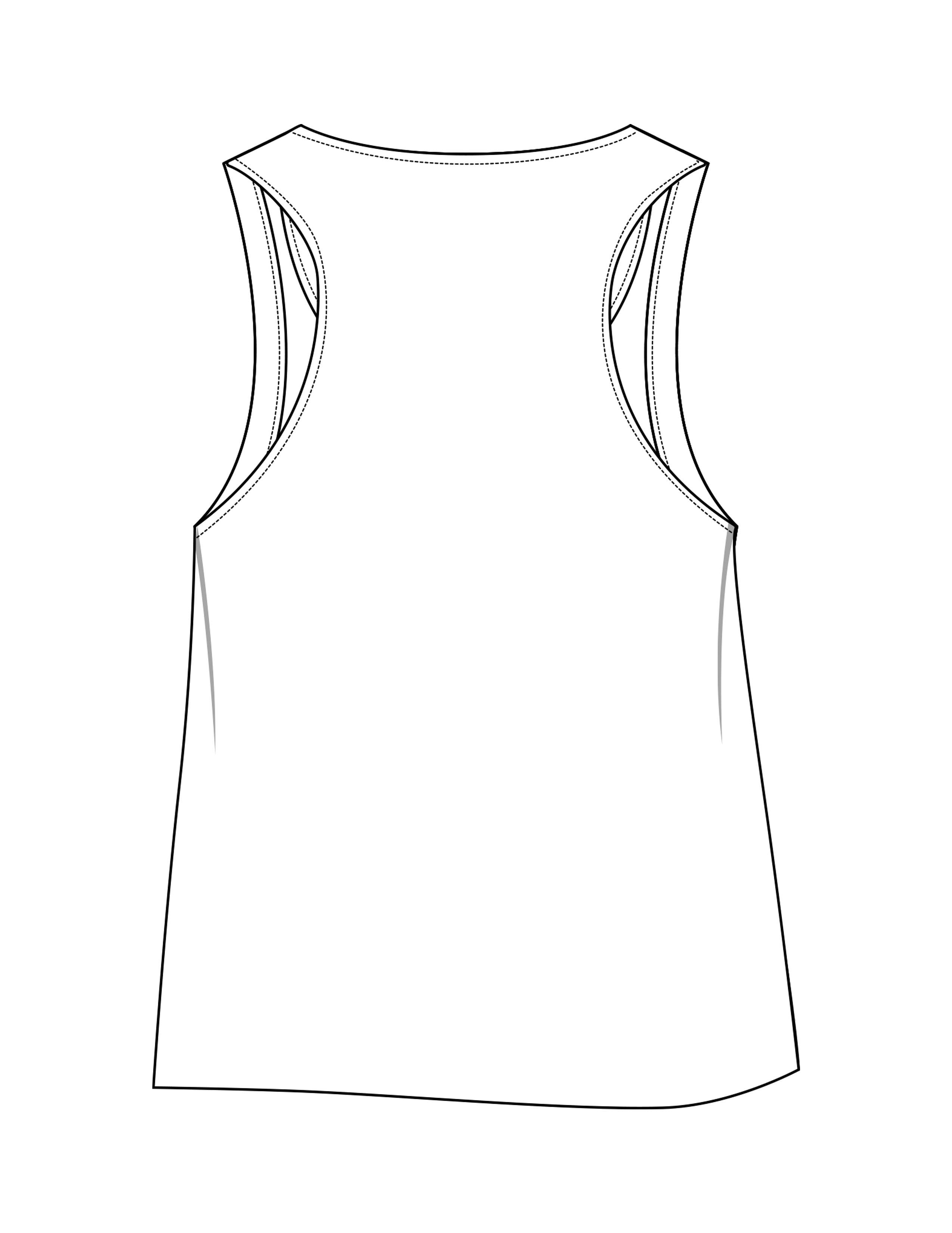 The Crop Tank - White - OCWC - Center Chest Stacked - Printed - Leaf