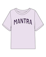 The Midweight Crop Tee - Orchid - Mantra - Center Chest Arc - Printed - Full Color