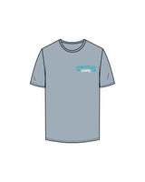 The Mens Tee - Mineral - Swamis Core - Left Chest Stacked - "Cafe" - White - Printed - Full Color