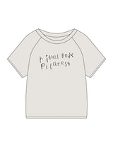 The Kids Heavyweight Tee - Washed Bone - Ritual Body - Chest Scribble Stacked - Printed - Brown