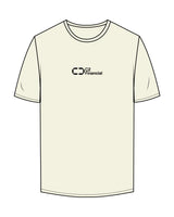 The Mens Tee - Butter - C2 Financial - Center Chest Stacked - Printed - Black