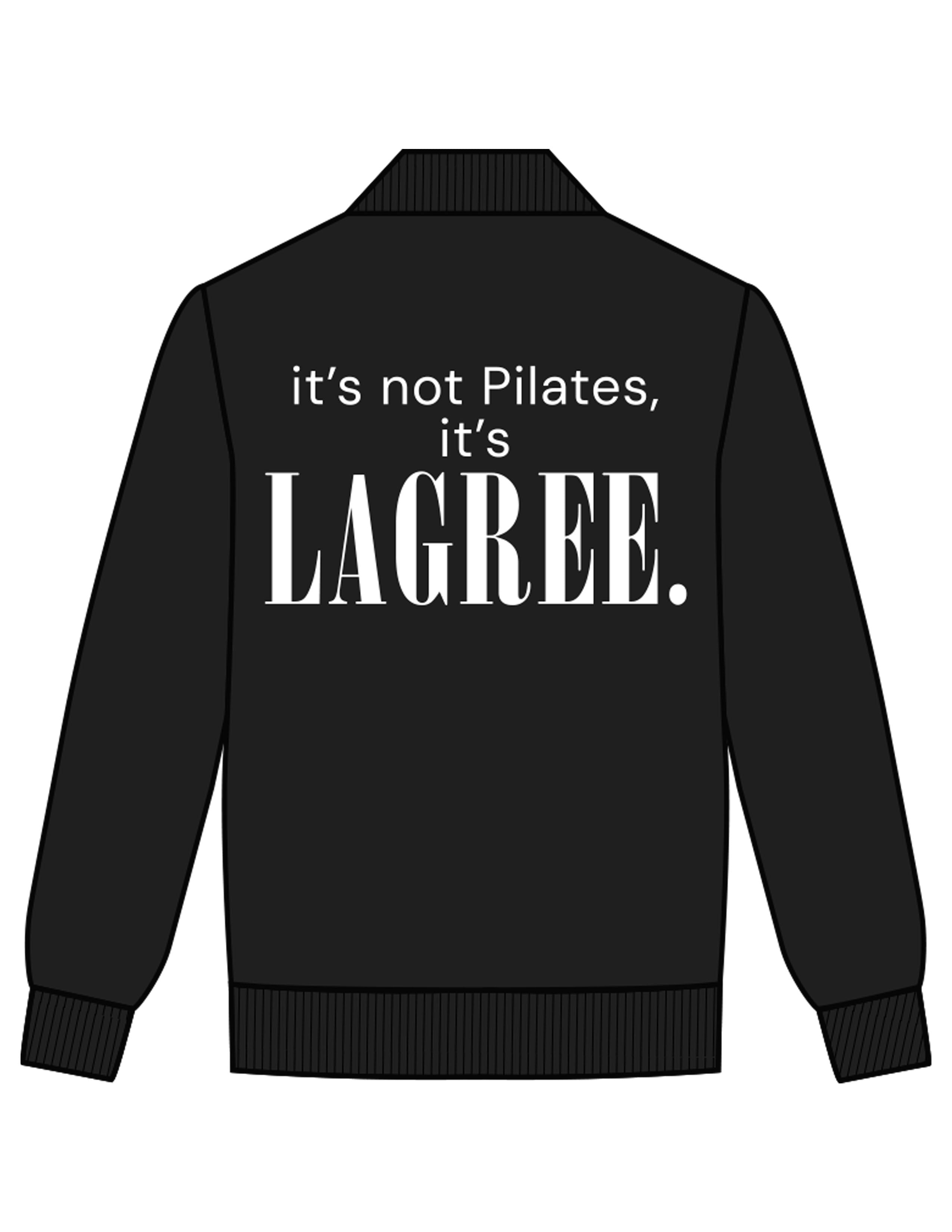 The Mens Bomber Jacket - Black - Studio 205 - Left Chest "205" & Back Stacked - Printed - White