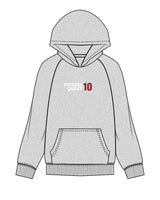 The Mens Hoodie - Heather - Fitness Quest 10 - Center Chest & Back Stacked - Full Colors