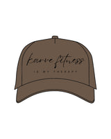 The Canvas Cap - Walnut - Karve - Center Crown Stacked - Printed - Black