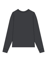 The Mens Heavyweight Long Sleeve - Washed Black - VCC - Left Chest - Embroidered - Black