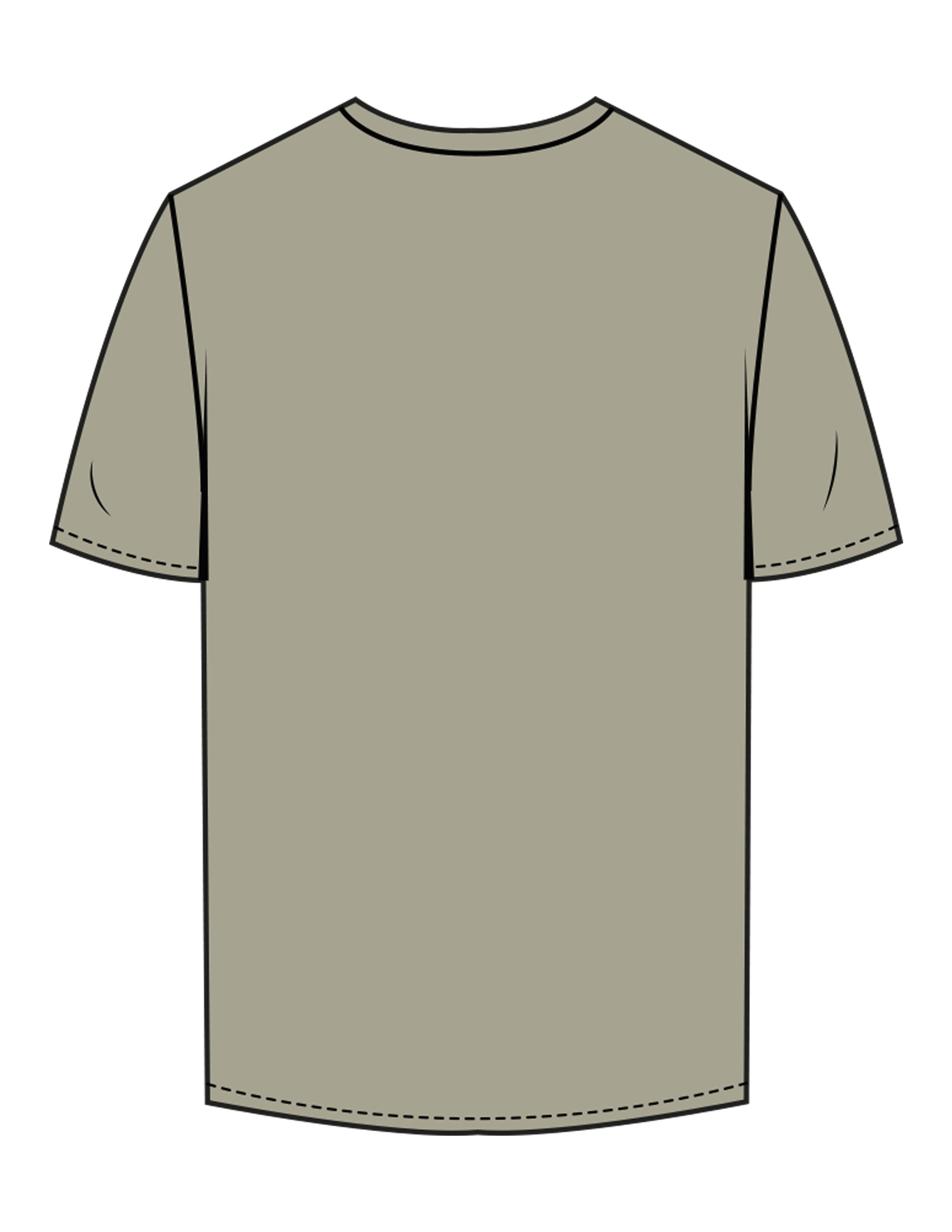 The Mens Tee - Eucalyptus - Facial Collective - Center Chest - Printed - White