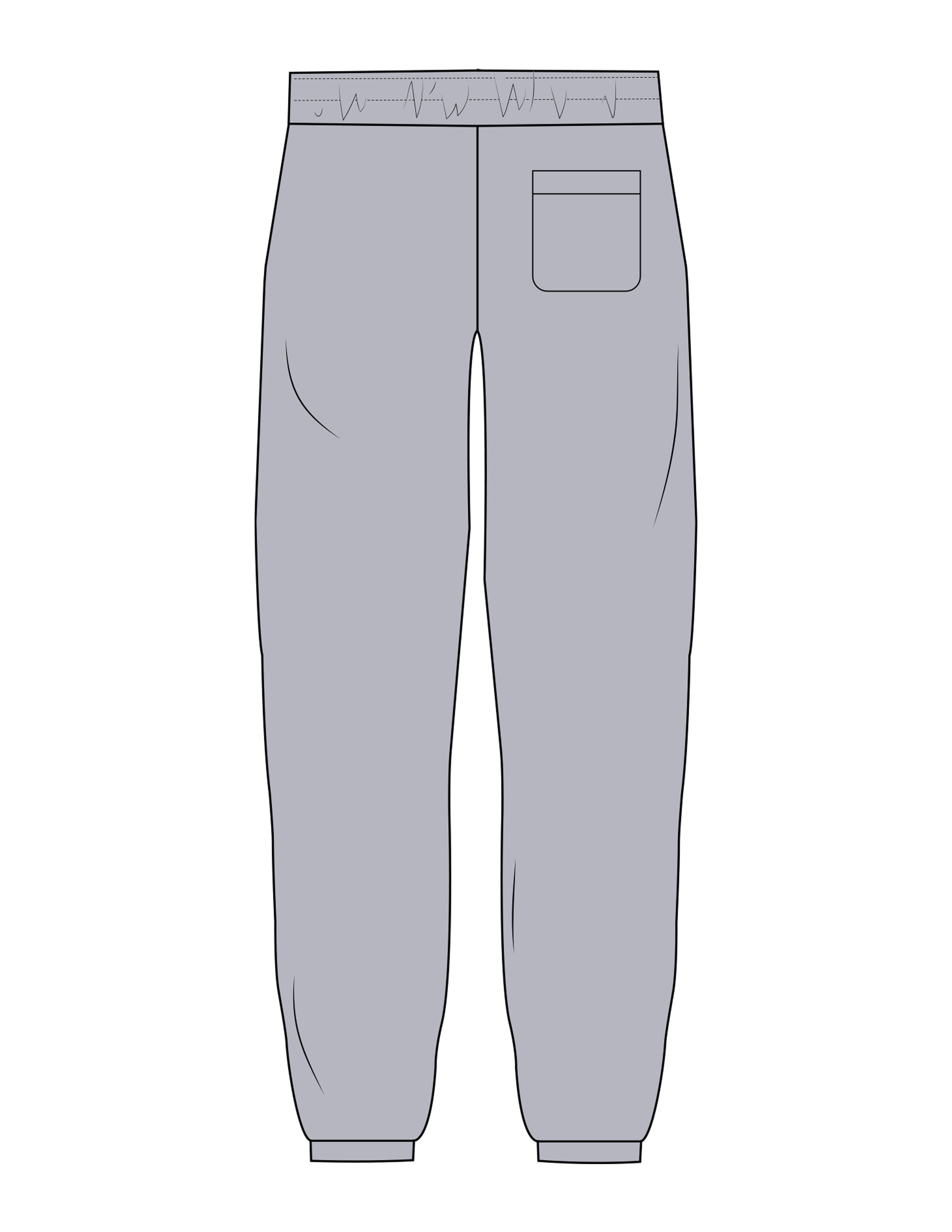 The Mens Classic Sweatpants - Heather - Reforming Foundations - Right Leg Stacked - Printed - Full Color