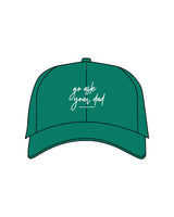 The Dad Hat - Apple - New Mom School - Center Crown Stacked - Embroidered - White