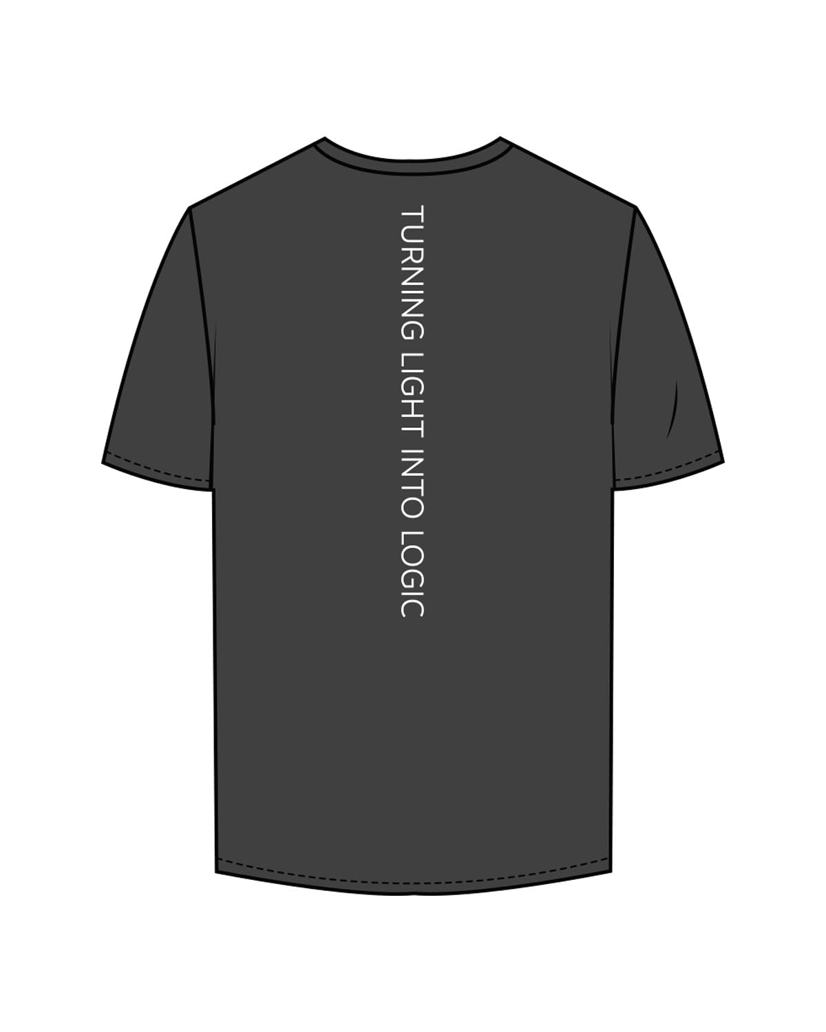 The Mens Tee - Charcoal - Palomino Labs - Center Chest & Center Back - Printed - Full Color