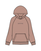 The Womens Hoodie - Clay - Coach Code - Center Chest & Back Center - Tone on Tone