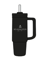 The Tumbler Cup - Black - Spa Kingston - Center Body - Printed - White