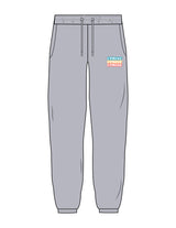 The Cargo Jogger - Heather - Uprise Hot Yoga - Left Leg Stacked - Printed - Full Color