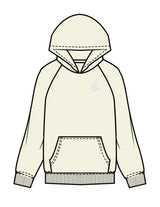 The Mens Hoodie - Butter - The Hive - Left Chest & Back Stacked - Printed - Baby Blue