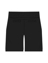 The Mens Beach Short - Black - Gladden Gains - Left Leg - Printed - White