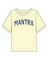 The Midweight Crop Tee - Butter - Mantra - Center Chest Arc - Printed - Full Color