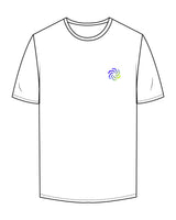 The Mens Tee - White - The Body Refinery - Left Chest Round - Full Color