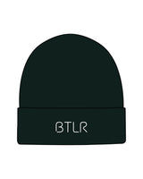 The Beanie - Pine Green - BTLR - Center Brim - Embroidered - White