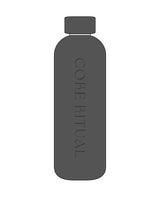 The Water Bottle - Charcoal - Core Ritual - Center - Text - Tone on Tone