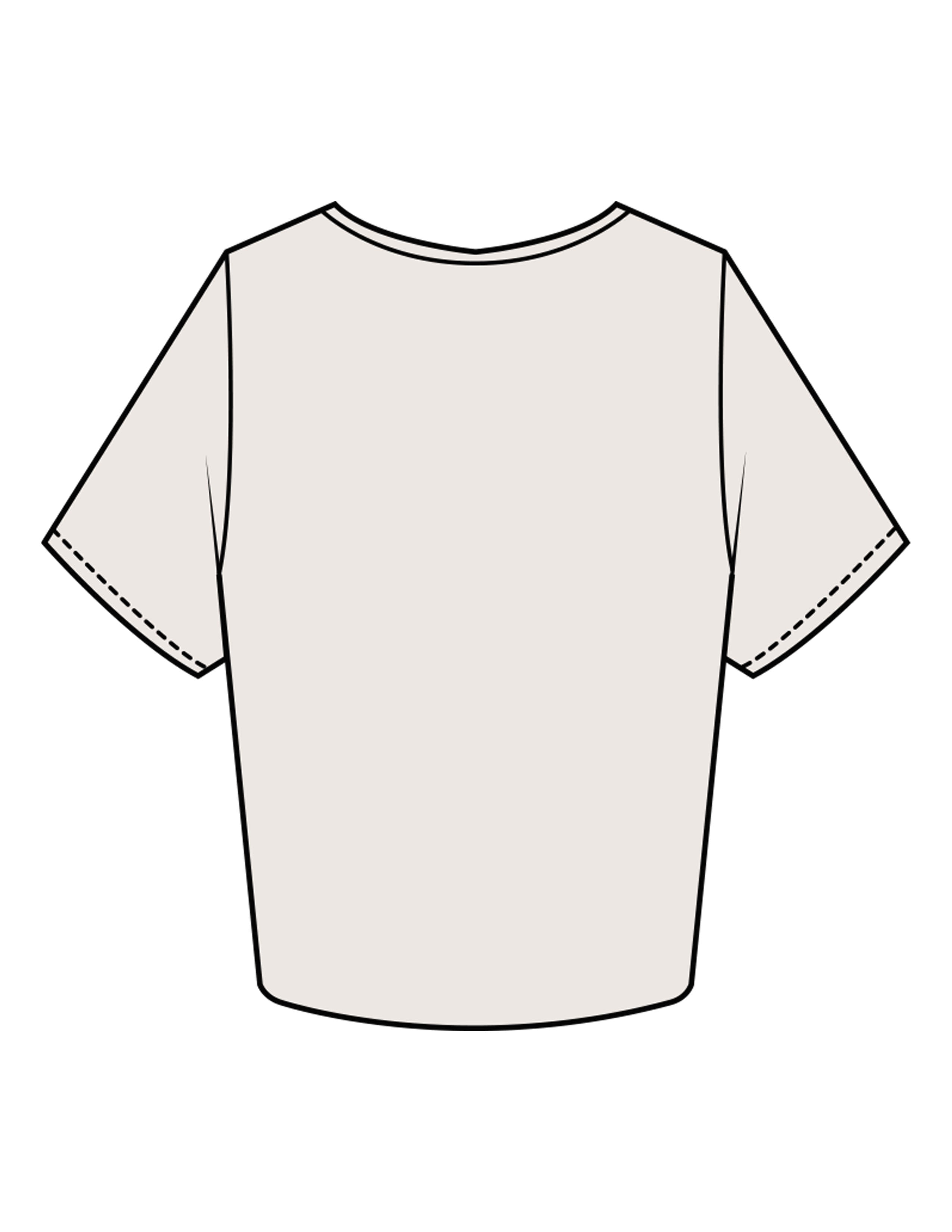 The Crop Tee - Bone - Fase Lagree - Left Chest & Left Sleeve - Printed - Evergreen
