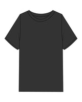 The Mens Heavyweight Tee - Washed Black - Pulse 712 - Full Back - Printed - Full Color
