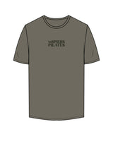 The Mens Tee - Cypress - NSpiers - Center Chest Stacked - Printed - Tone on Tone