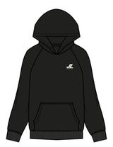The Mens Hoodie - Black - JL Marketing - Left Chest - Printed - Off White