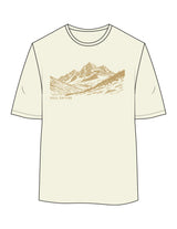 The Womens Oversized Tee - Butter - Plum Creek Church - Center Chest Image & Back Stacked - Printed - Golden