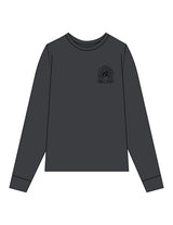 The Mens Heavyweight Long Sleeve - Washed Black - VCC - Left Chest - Embroidered - Black