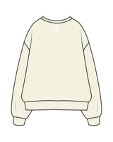 The Mens Crewneck - Butter - Goodlife Chiropractic - Center Chest Stacked & Back Neckline - White