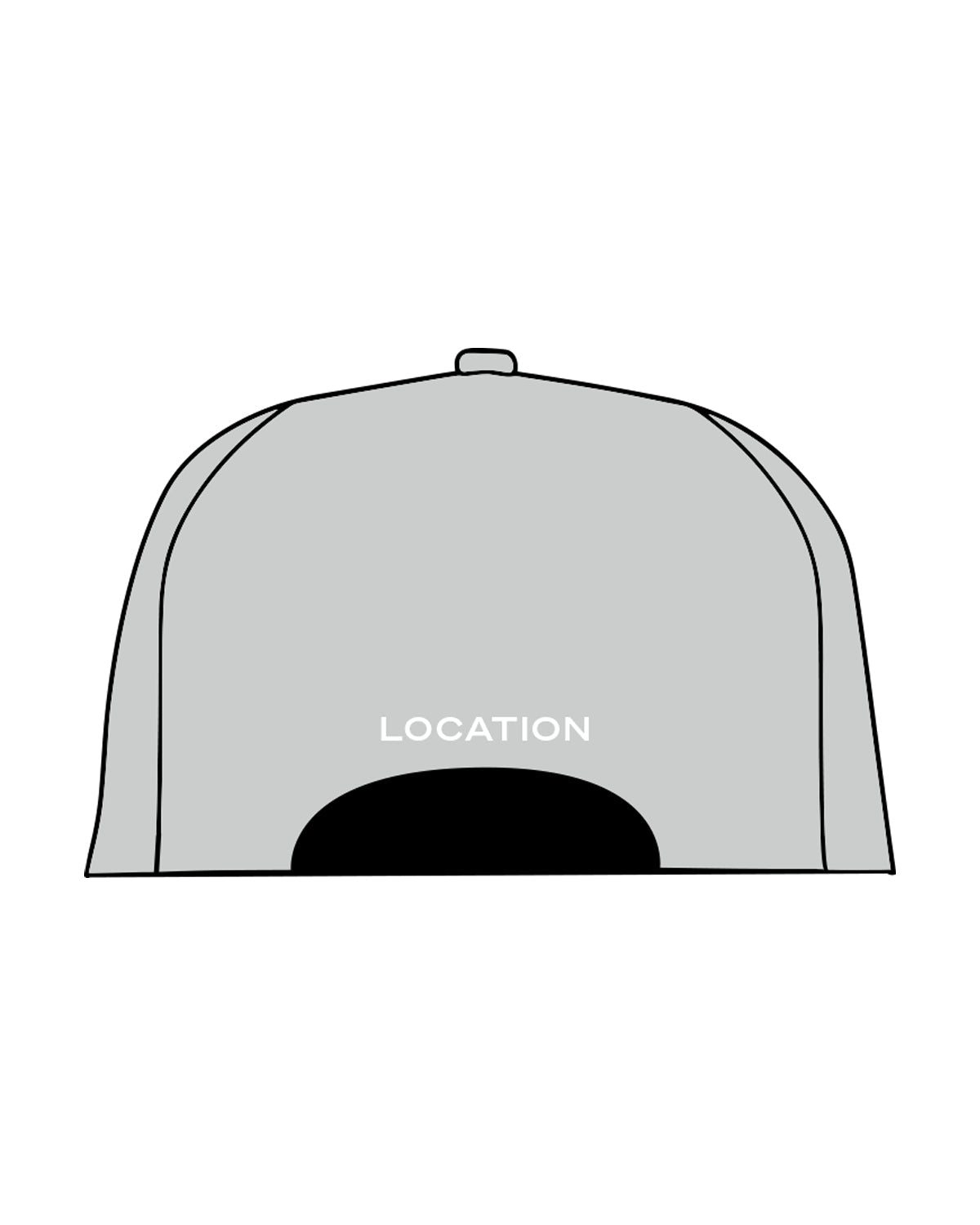 The Canvas Cap - Storm - Training Club - Center Crown Stacked & Center Back - Embroidered - White