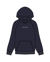 The Mens Hoodie - Ink - Spring House - Center Chest - Back Round - Printed - Off White