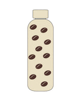 The Water Bottle - Cream - Bean Head - Center Body - Coffe Beans - Bottom Cap - EST 2024 - Printed - Coffee
