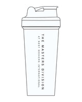The Shaker Bottle - White - Masters Division - Center Stacked -  Black