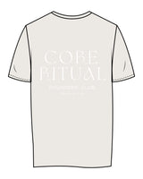 The Womens Tee - Bone - Core Ritual - Left Chest & Back Center Club - Bone