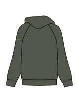 The Mens Hoodie - Cypress - Lucky Penny - Center Chest Stacked - Embroidered - Light Pistachio