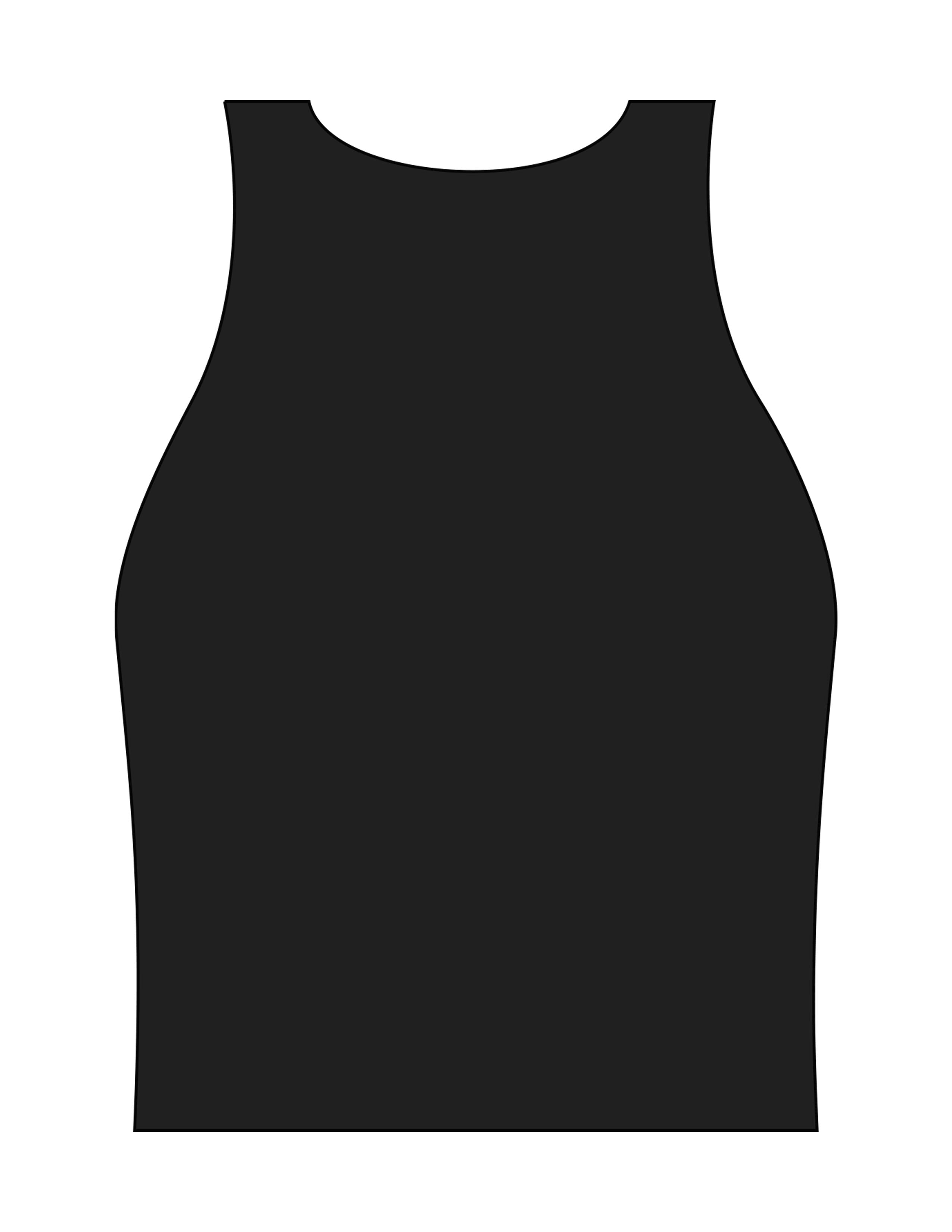The Womens Active Crop Tank - Black - Rebel Ride - Center Chest - Printed - Blue