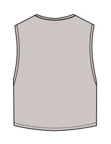The Crop Muscle Tank - Storm - Ignite Barre & Fitness - Left Chest - Printed - Black