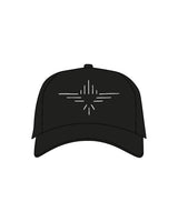 The Foam Trucker - Black - FadeFarm - Center Crown Symbol - Printed - Natural