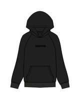 The Womens Hoodie - Black - Coach Code - Center Chest & Back Center - Tone on Tone