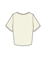 The Crop Tee - Butter - Scorch Fitness - Left chest & Back Bottom Right - Embroidered - Full Color