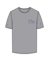The Mens Tee - Heather - LLR - Left Chest Stacked - Printed - Full Color