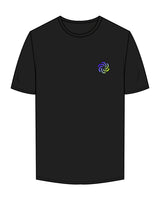 The Mens Tee - Black - The Body Refinery - Left Chest Round - Full Color